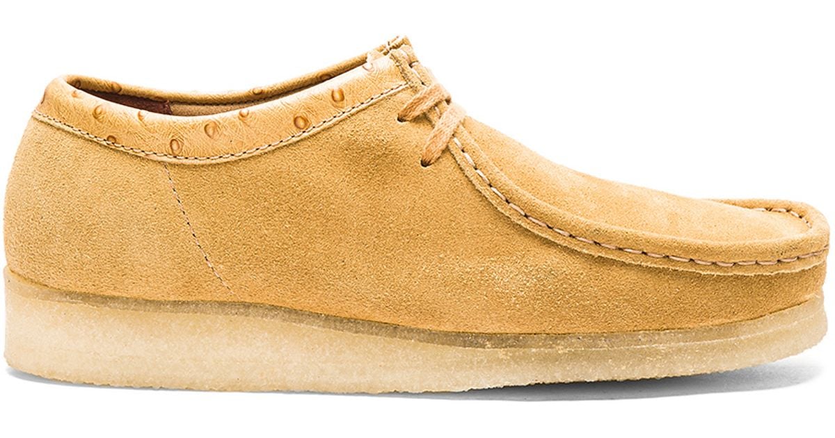 clarks stussy wallabee