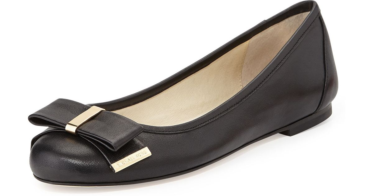 Michael kors bow flats Clearance