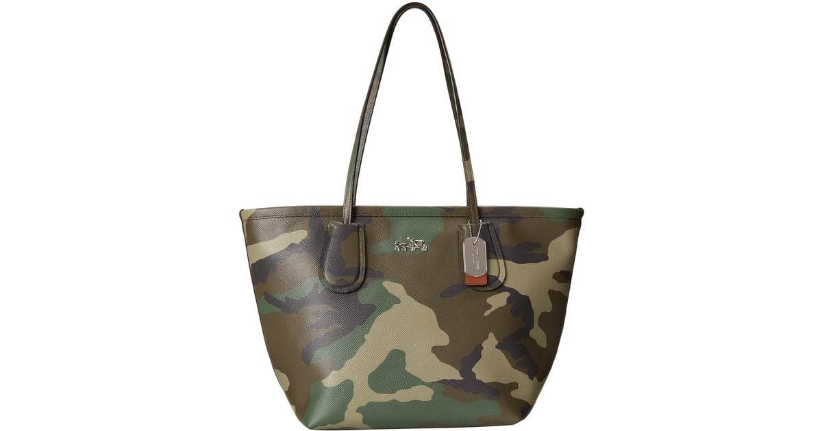 coach camo tote