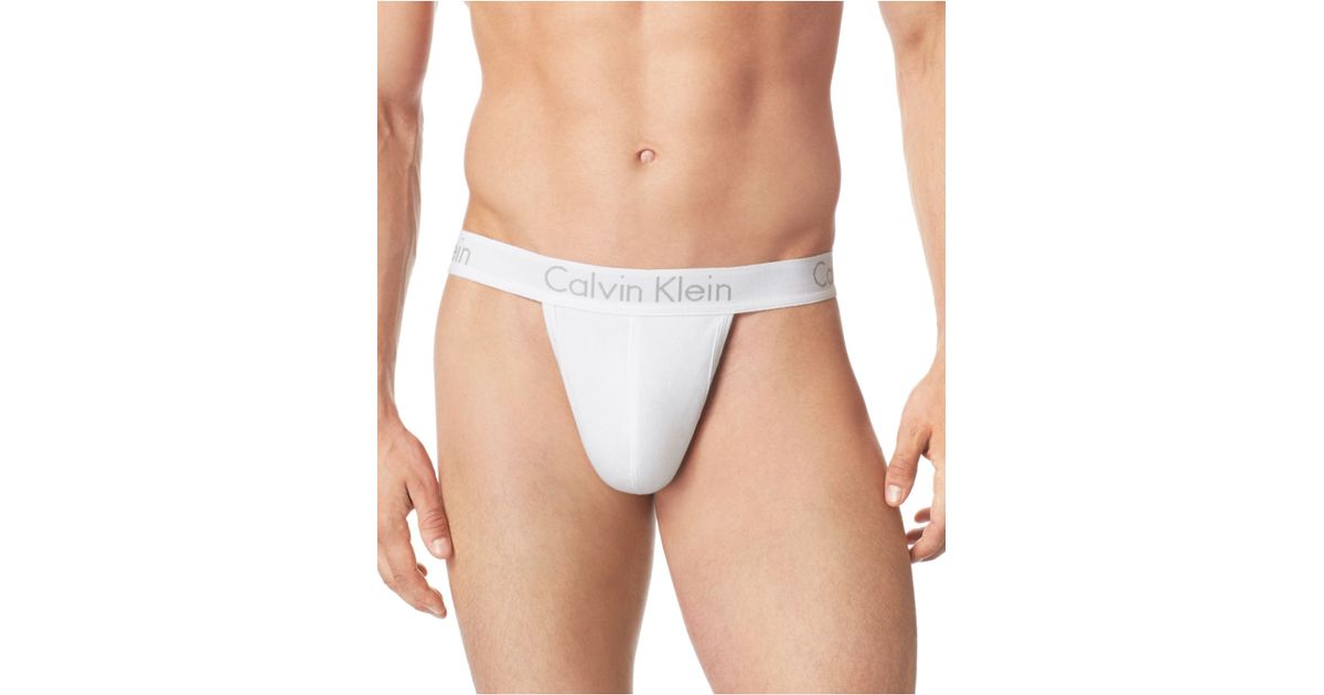 Calvin Klein Men's Body Thong 2-pack Nb18081 in White for Men | Lyst