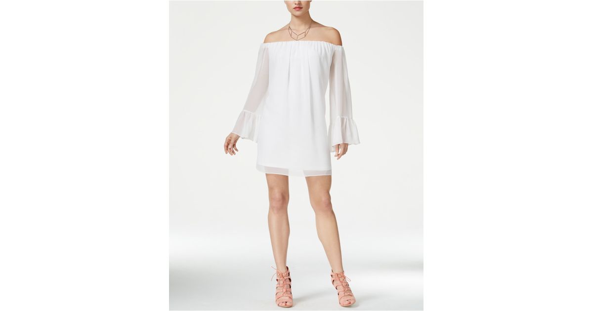 bell sleeve babydoll dress
