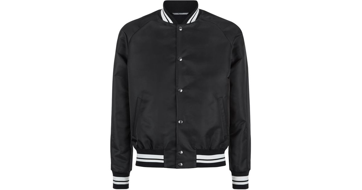 Valentino Wolf Bomber Jacket in Black for Men - Lyst