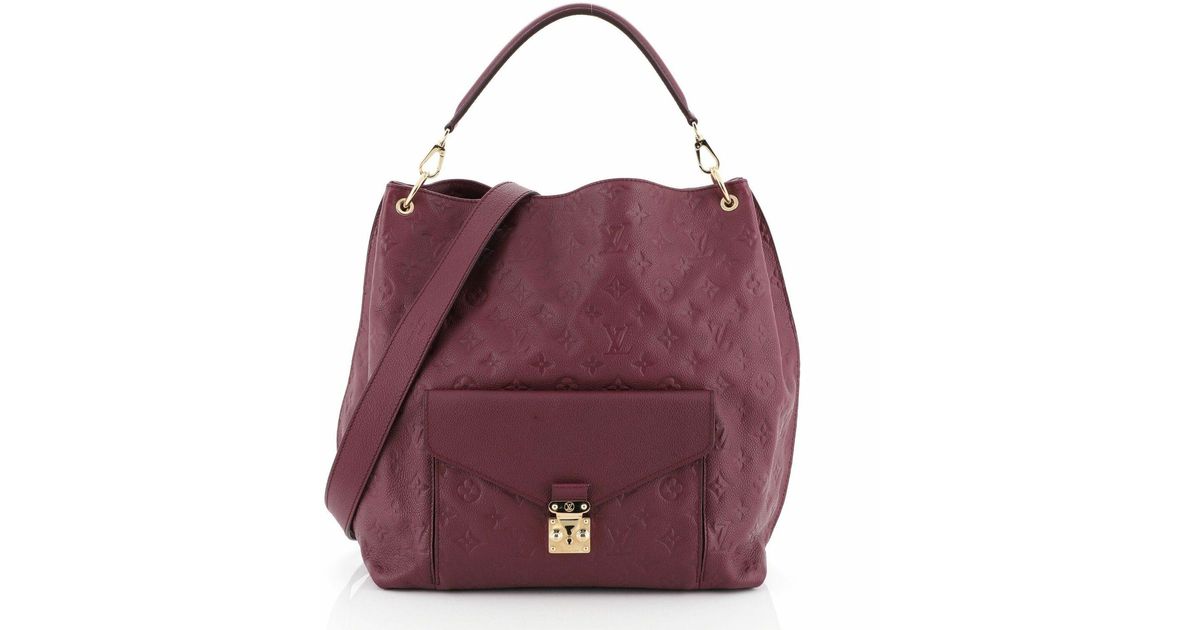 Louis Vuitton Metis Hobo Monogram Empreinte Leather in Purple - Save 12% - Lyst