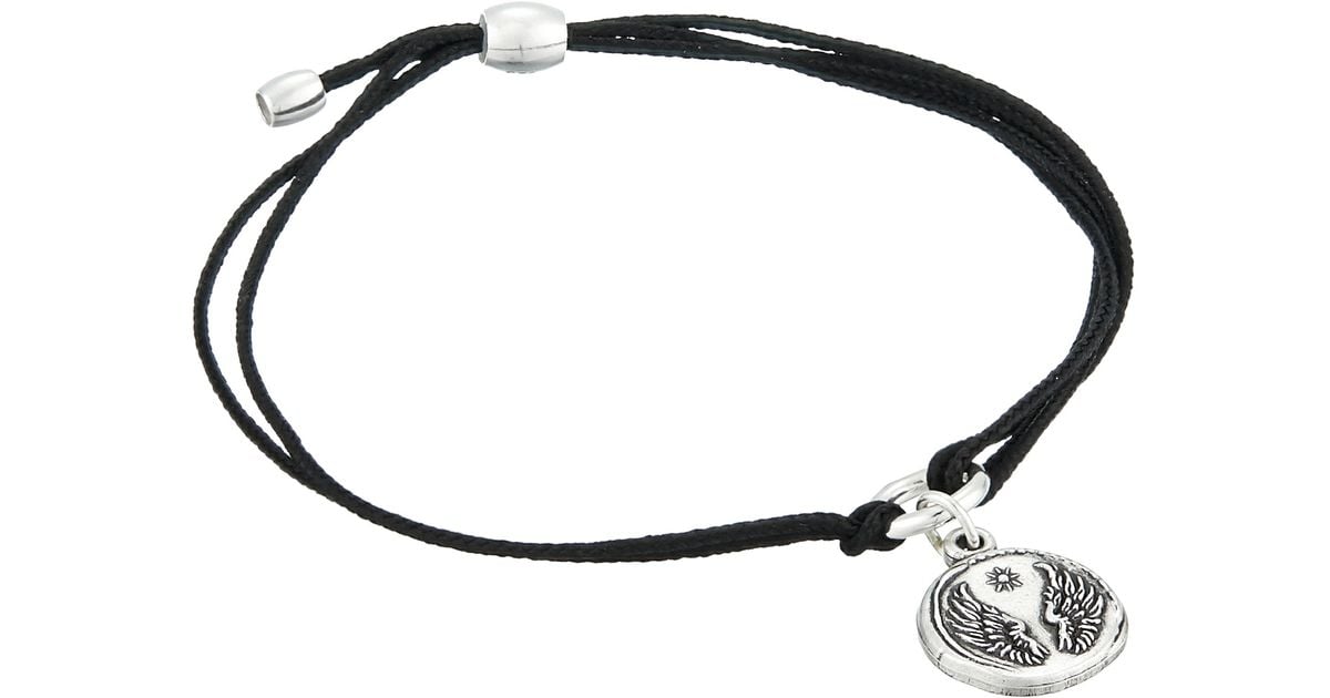 alex and ani angel wings pull cord bracelet