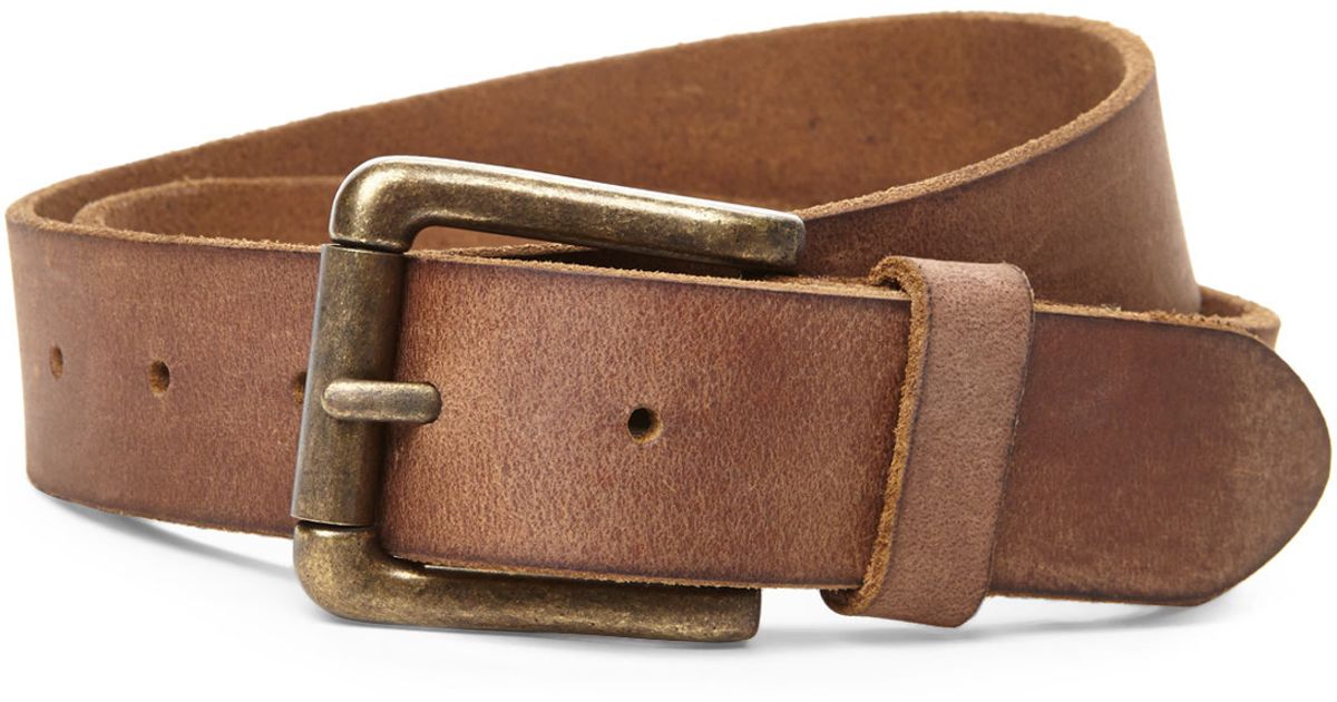 timberland brown belt