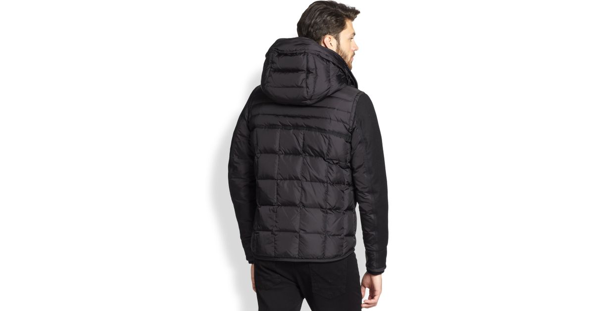 moncler ryan wool sleeve puffer jacket moncler ryan wool sleeve puffer jacket