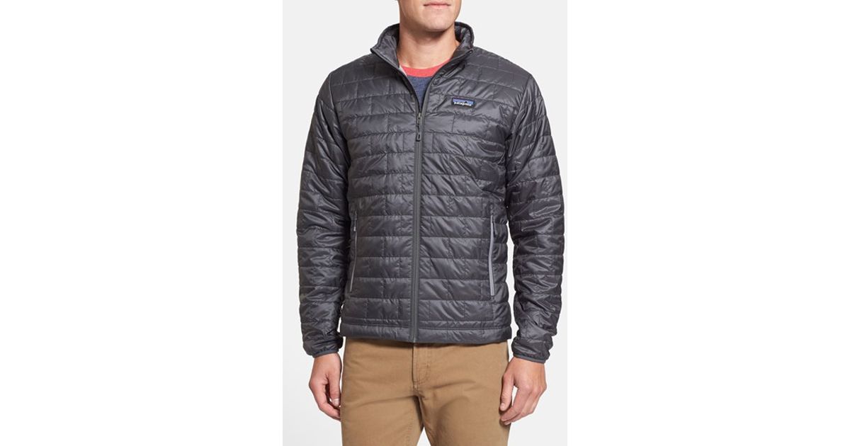 patagonia nano puff jacket forge grey