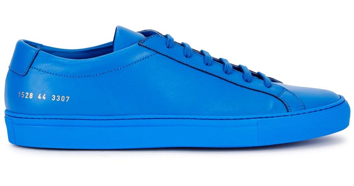 bright blue trainers