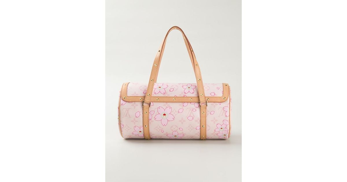 Louis Vuitton x Takashi Murakami 2003 Cherry Blossom Monogram Papillon Bag  · INTO