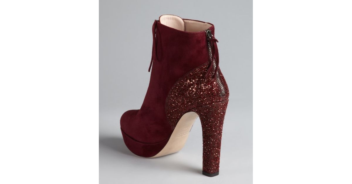 miu miu lace up ankle boots