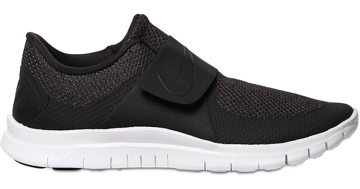 Nike Free Socfly Mesh Slip-on Sneakers in Black for Men | Lyst
