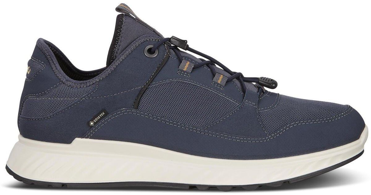 Ecco Rubber Exostride Low Gtx Shoes in Marine (Blue) for Men | Lyst