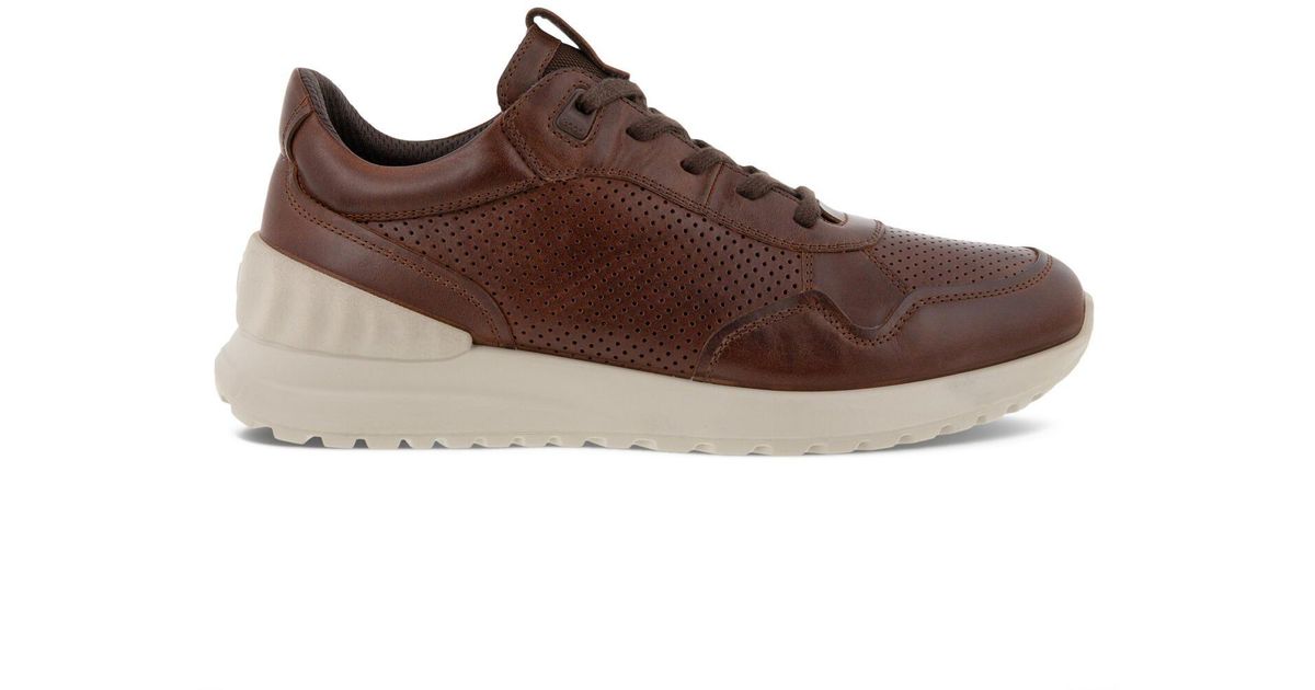 Ecco Leather Astir Lite Sneaker Size in Mink (Brown) for Men | Lyst