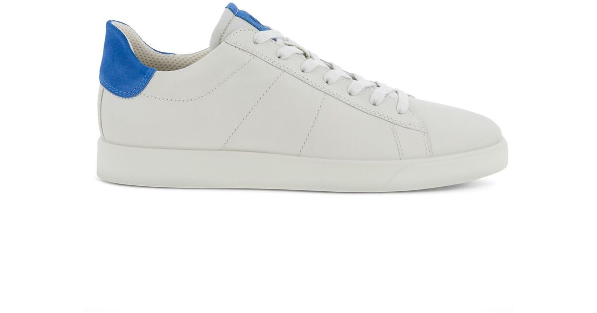 Ecco Suede Street Lite Retro Sneaker Size 39 White | Lyst