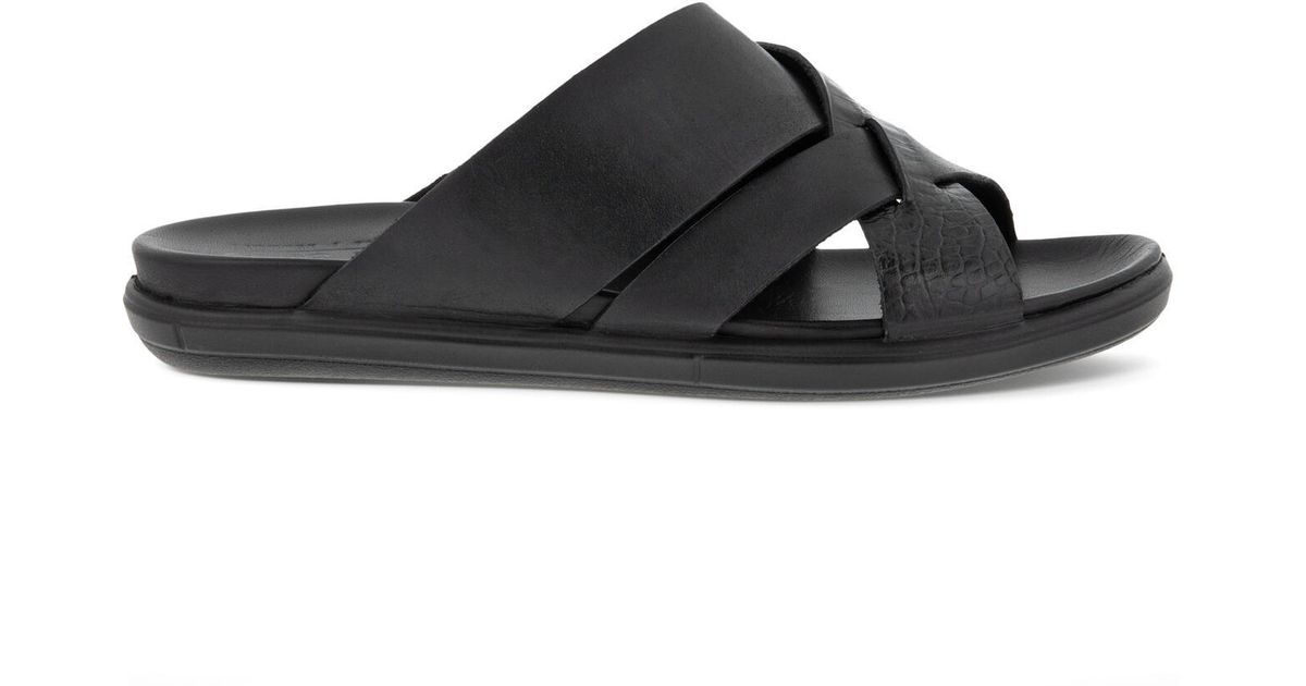 Ecco Simpil 2. 0 Slide Sandal Size in Black Lyst