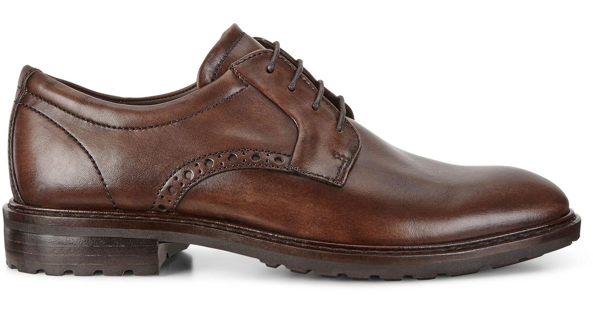 ecco vitrus plain toe derby