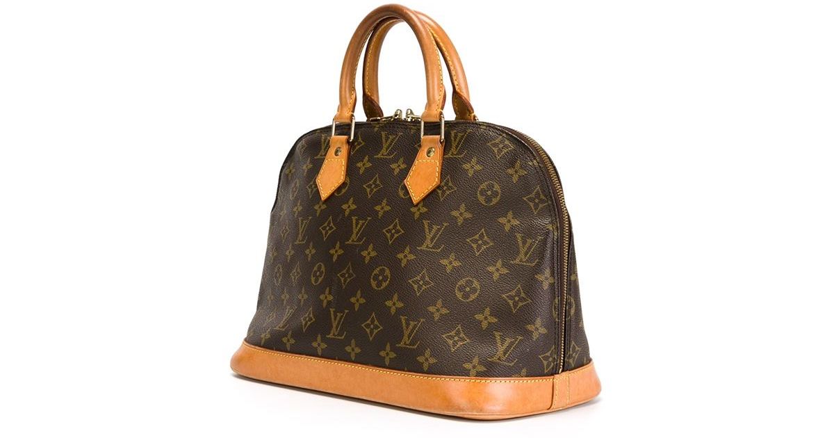 Louis Vuitton &#39;Alma&#39; Medium Bag in Brown - Lyst