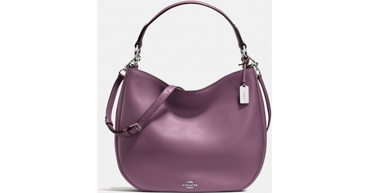 L'elegante Sac - Authentic Coach dome crossbody purple onhand