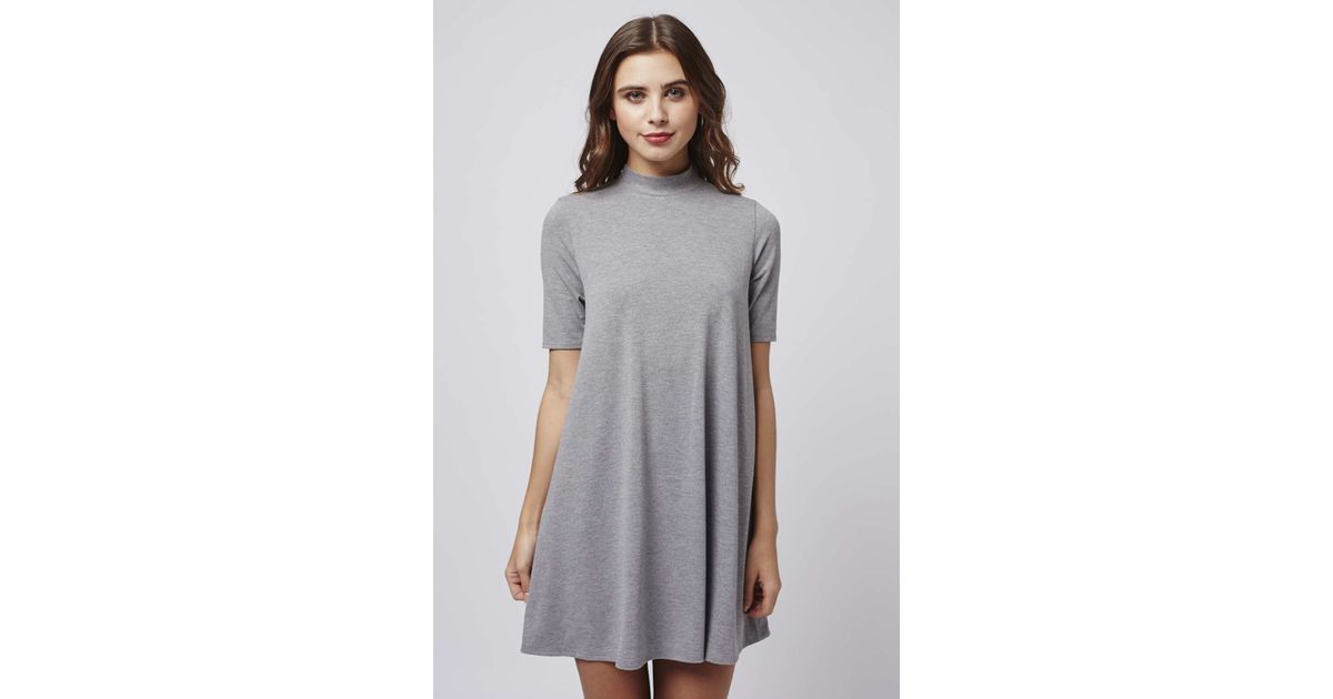 gray tunic dress