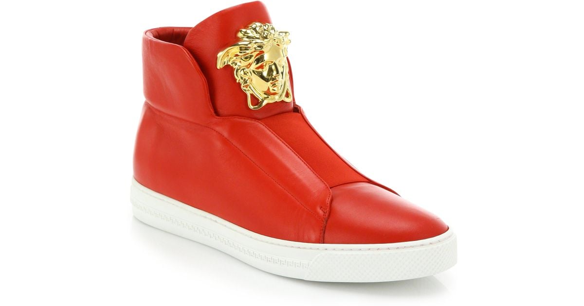 Idol Leather High-top Sneakers 