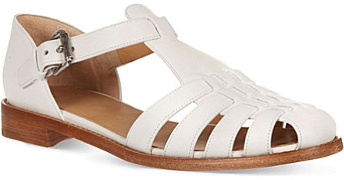 white flower girl sandals