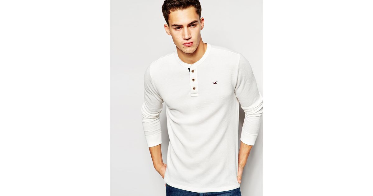 hollister henley long sleeve