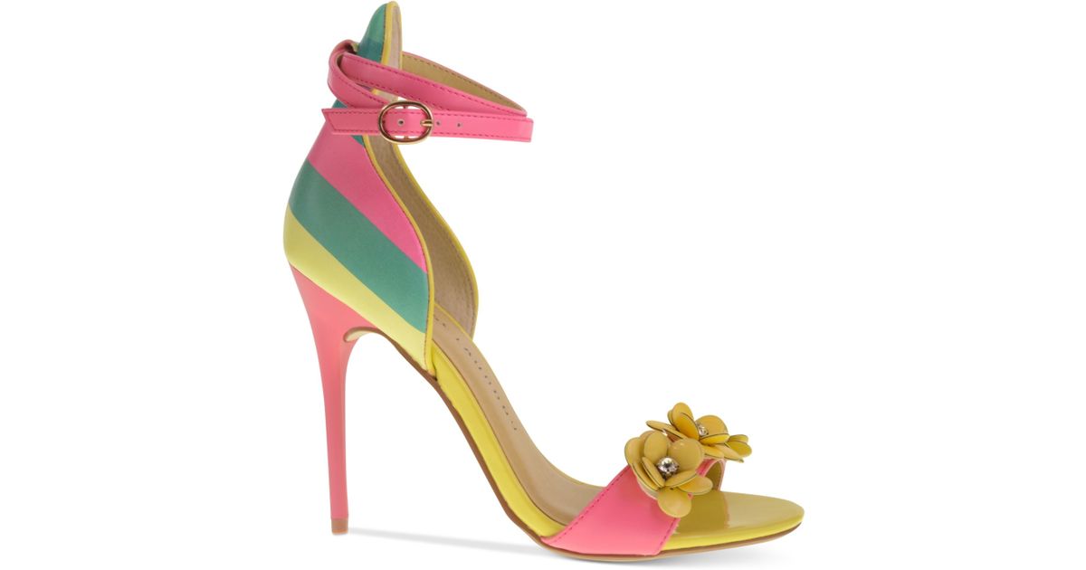 chinese laundry flower heeled sandal