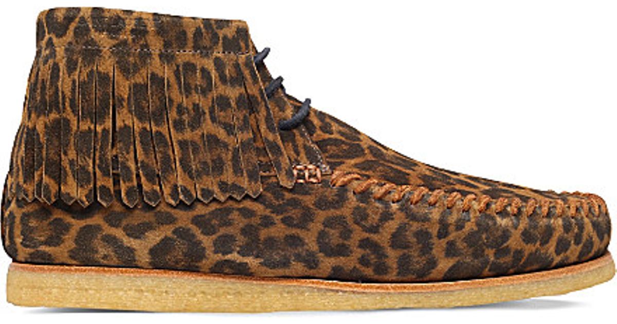 leopard print moccasins