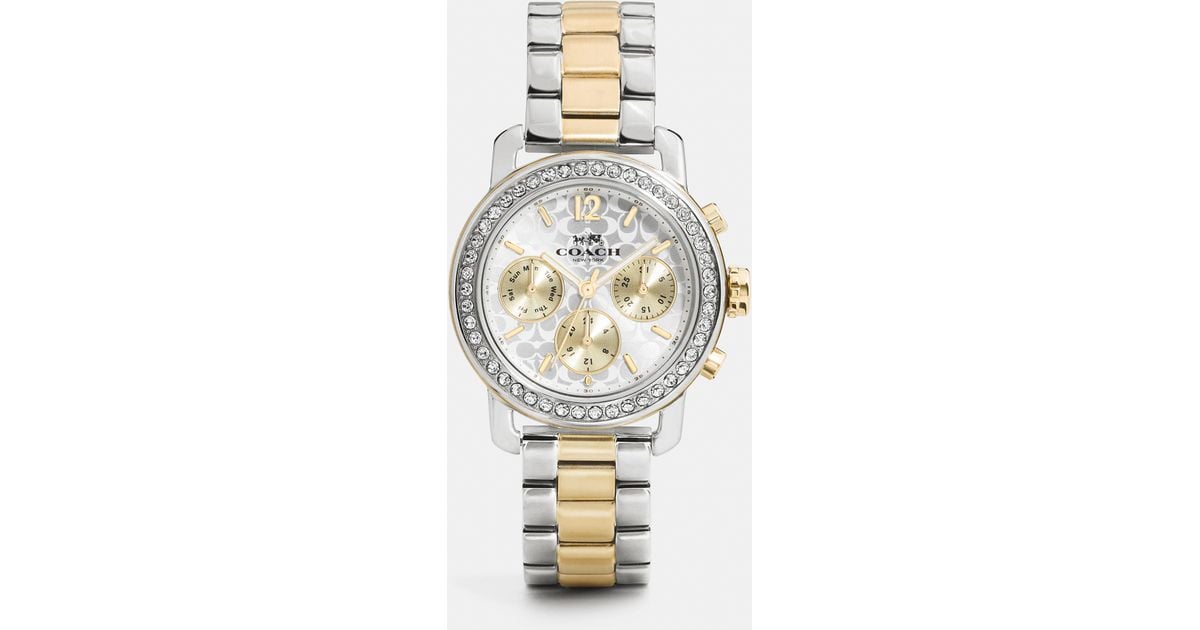 Coach watch two shop tone