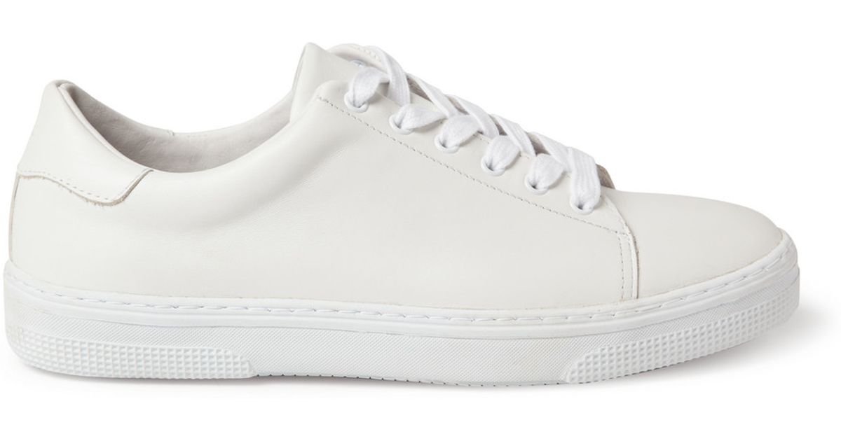 A.P.C. Leather Low Top Sneakers in 