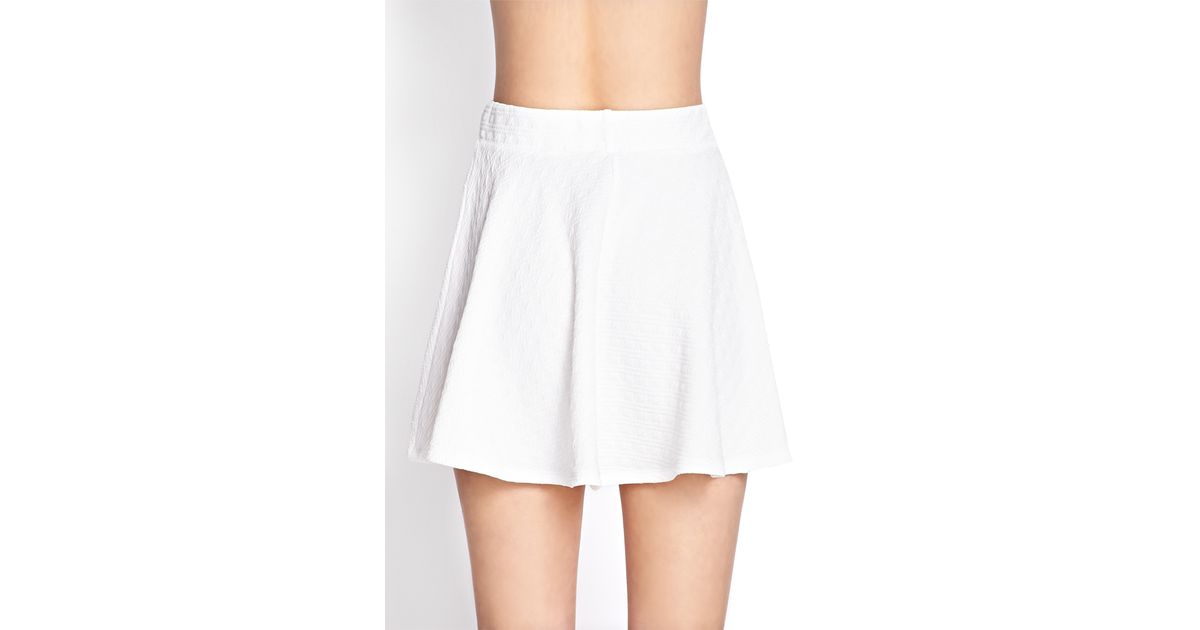 white lace over skirt