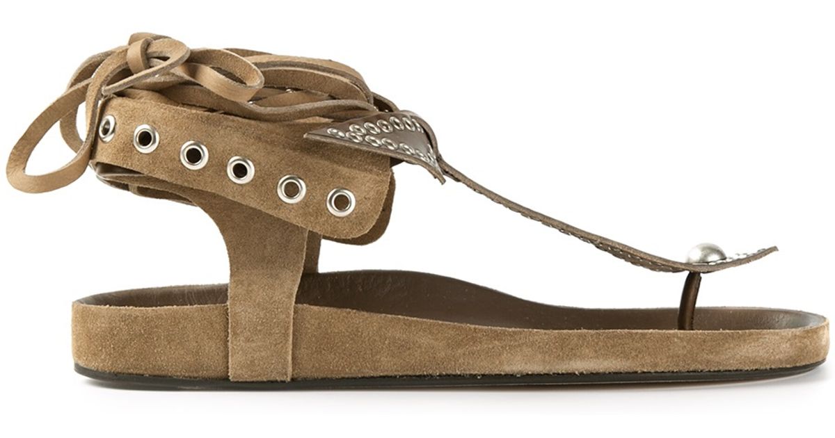 isabel marant bow sandals