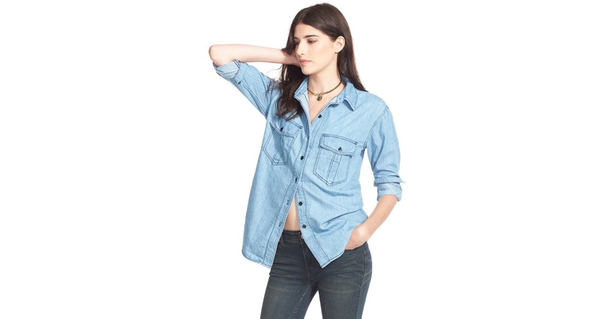 free people chambray