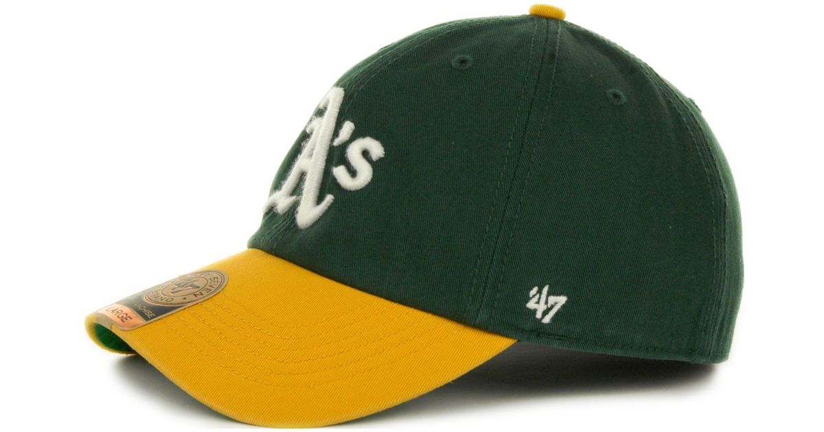 '47 brand Oakland Athletics Striped 47 Bucket Hat dunkelgrün 
