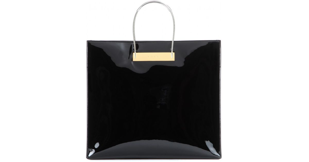balenciaga patent leather bag
