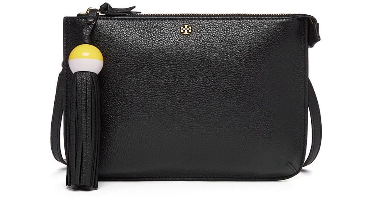 tory burch tassel crossbody black