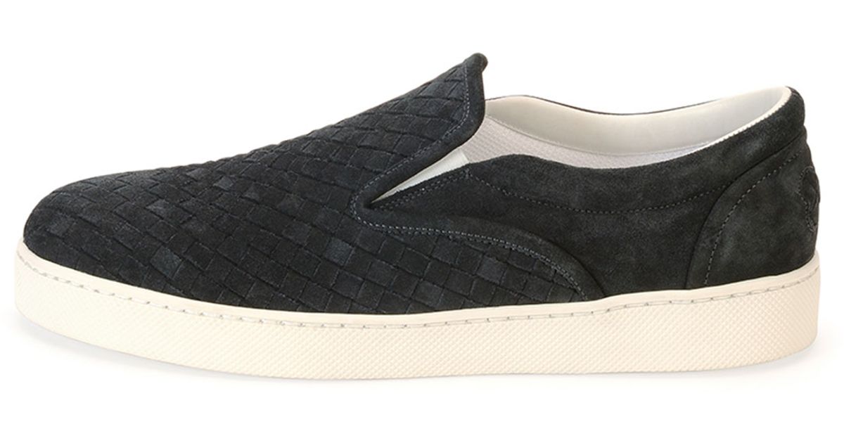 bottega veneta suede slip on