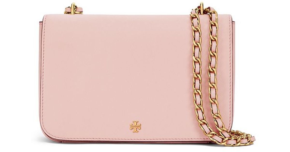 Tory Burch Leather Robinson Adjustable Shoulder Bag in Pink - Lyst