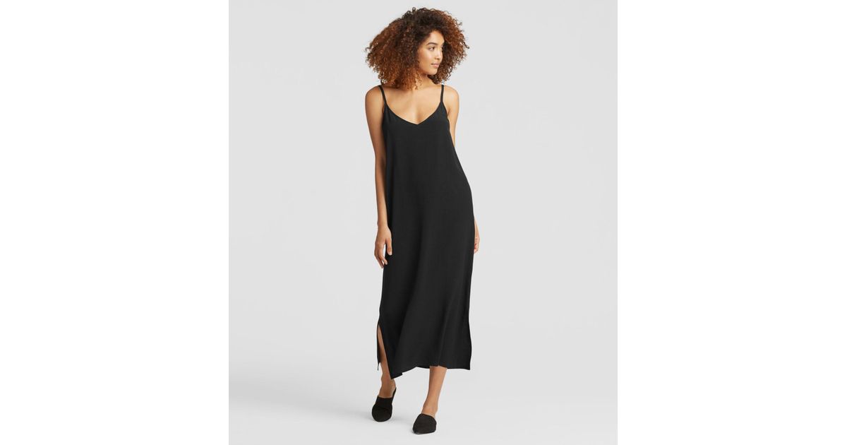 eileen fisher slip dress