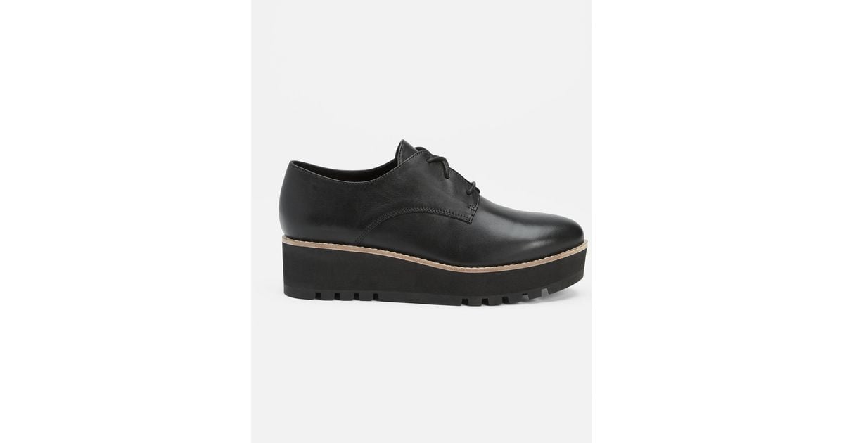 eileen fisher platform oxfords