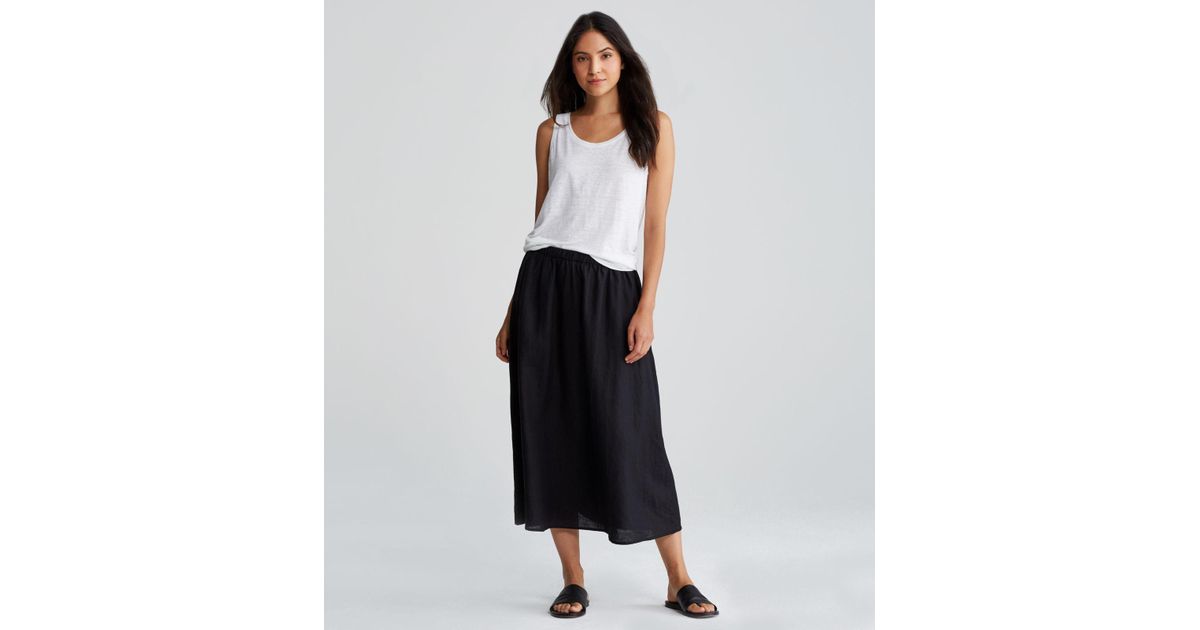 eileen fisher midi skirt