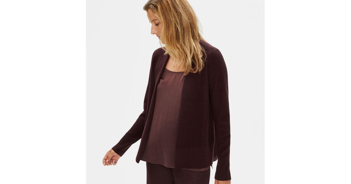 eileen fisher cassis cardigan