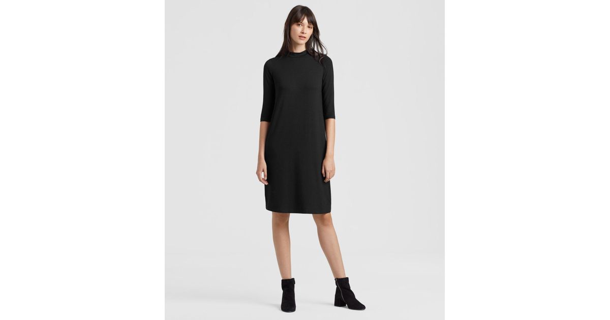 eileen fisher mock neck