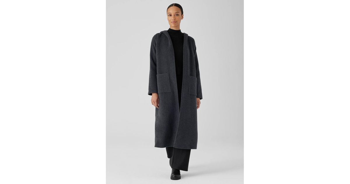 Eileen fisher top trench coat