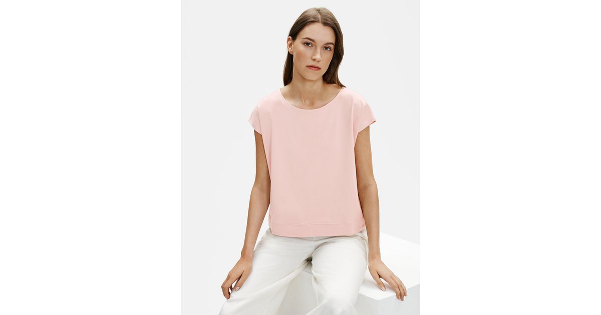 eileen fisher ballet neck tee