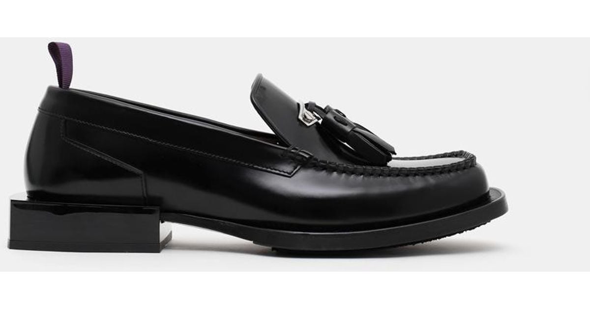 Eytys Leather Unisex Rio Loafers in Black Lyst