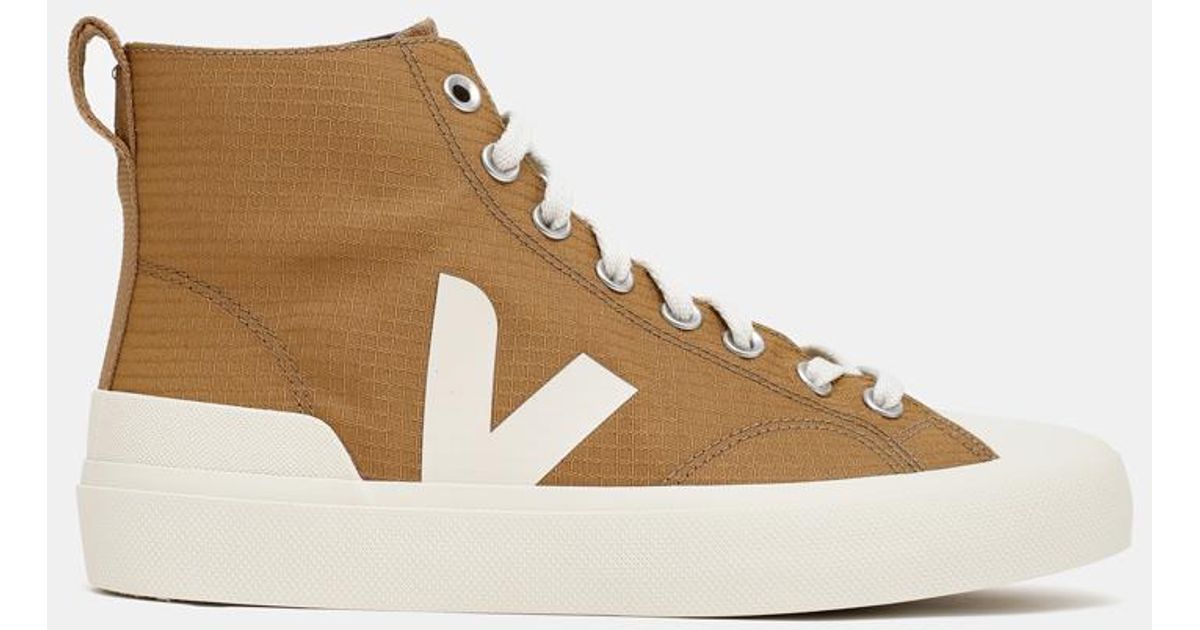Veja Hightop Wata Ii Ripstop Sneakers For Men in White for Men Lyst
