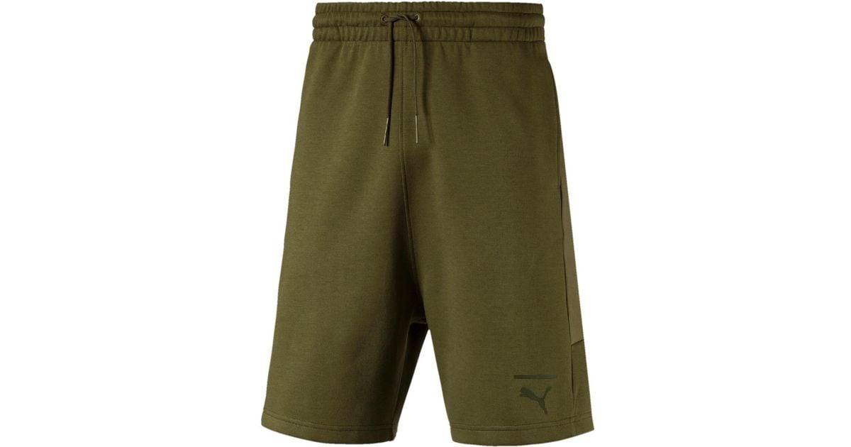 puma shorts green