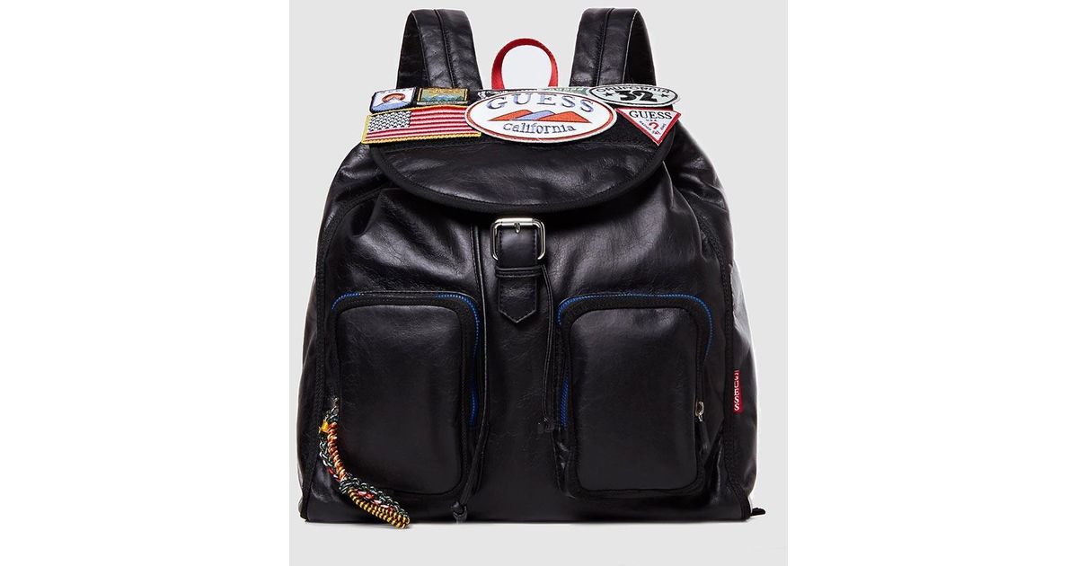 guess black backpack