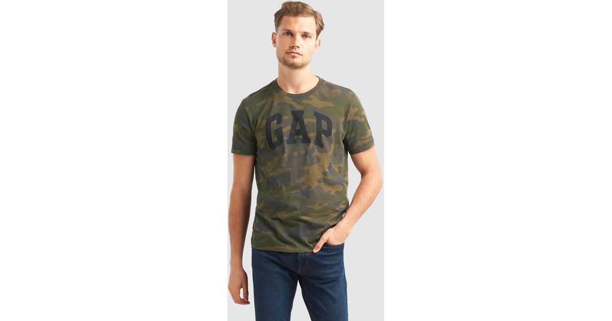 gap camouflage t shirt